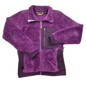 Mountain Hardwear Monkey Woman Fleece Jacket Polartec OL3342 Purple Womens Small